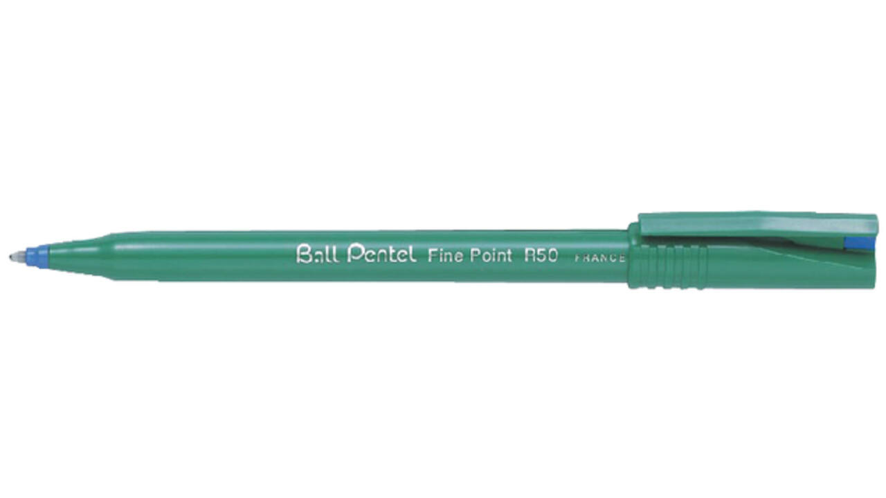 Rollerpen Pentel R50 medium blauw