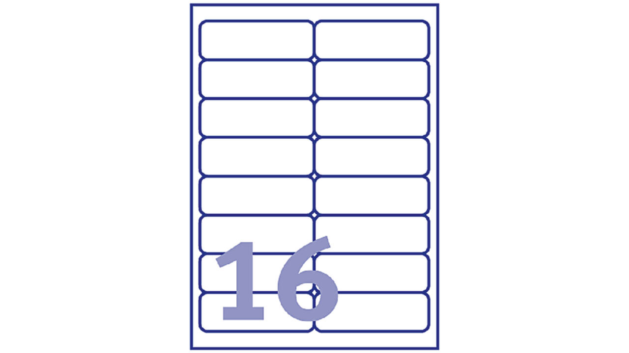 Etiket Avery J8162-10 99.1x33.9mm wit 160stuks