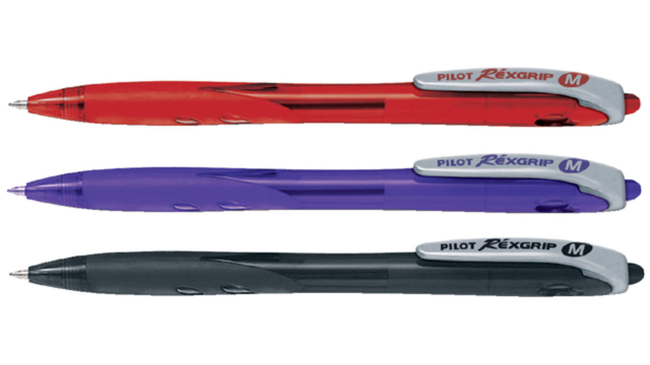 Balpen PILOT Begreen Rexgrip medium blauw