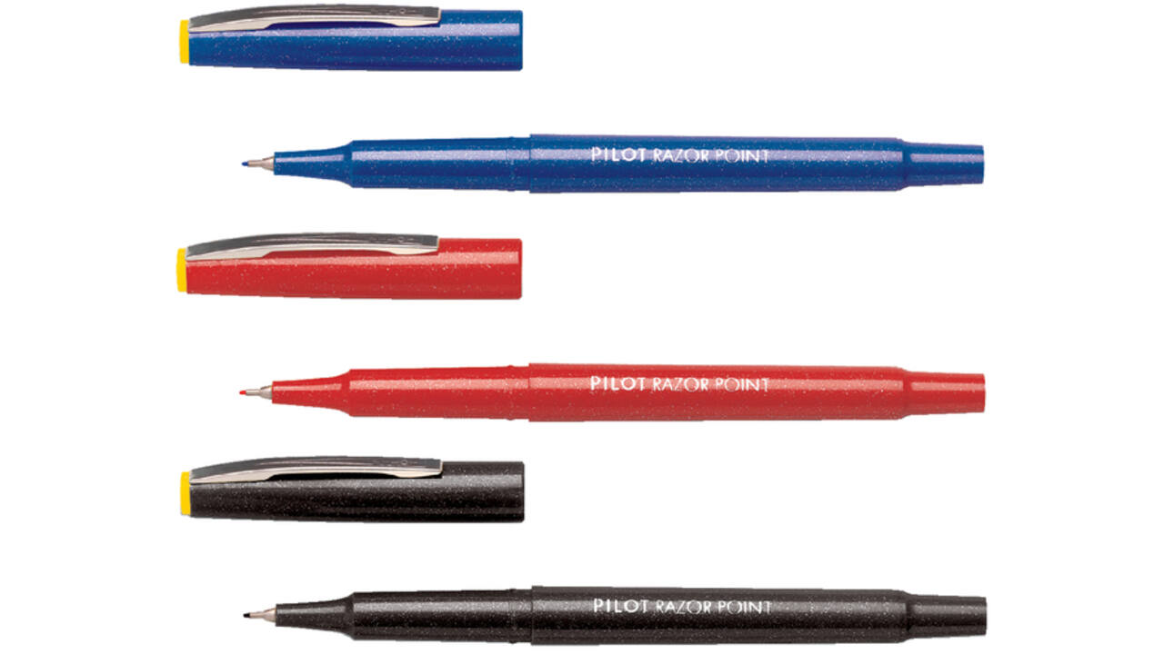 Fineliner PILOT Razor Point fijn rood