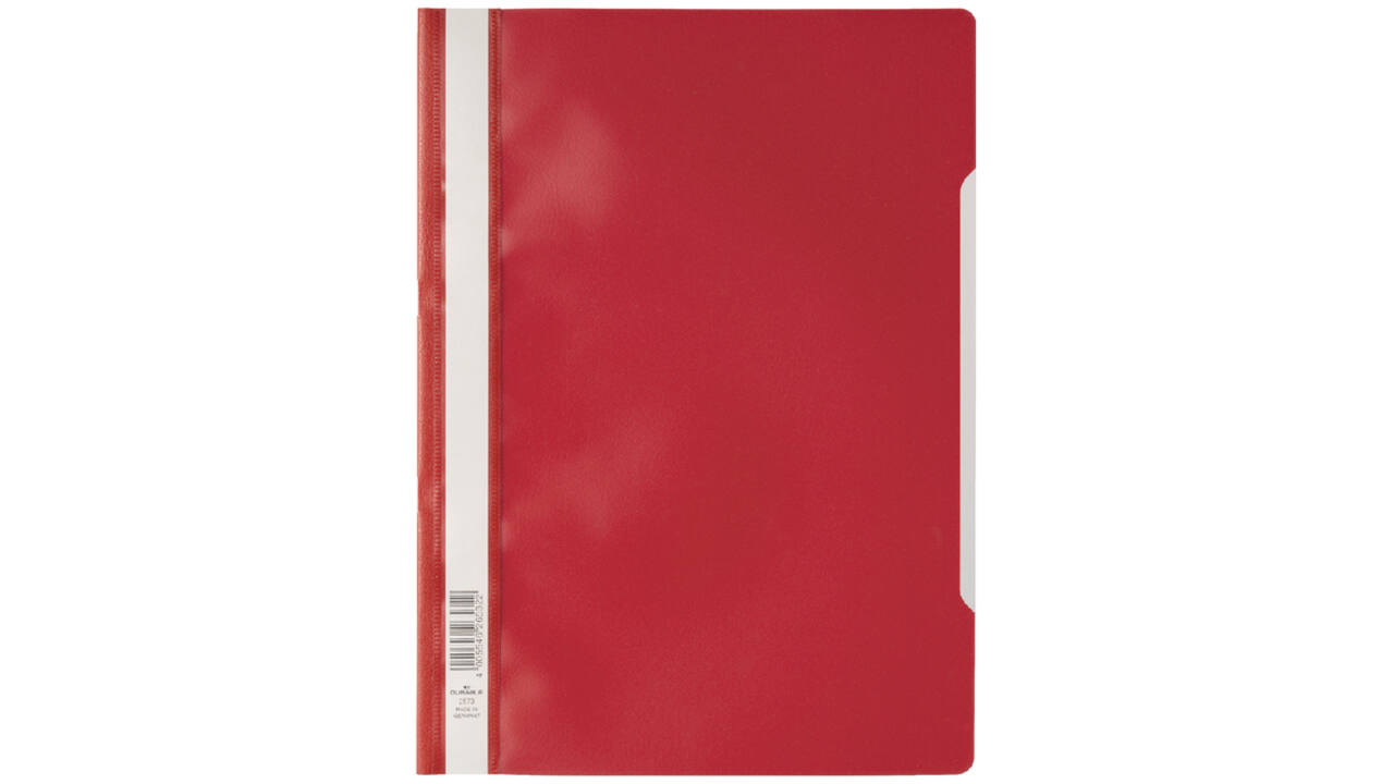 Snelhechter Durable A4 PP rood