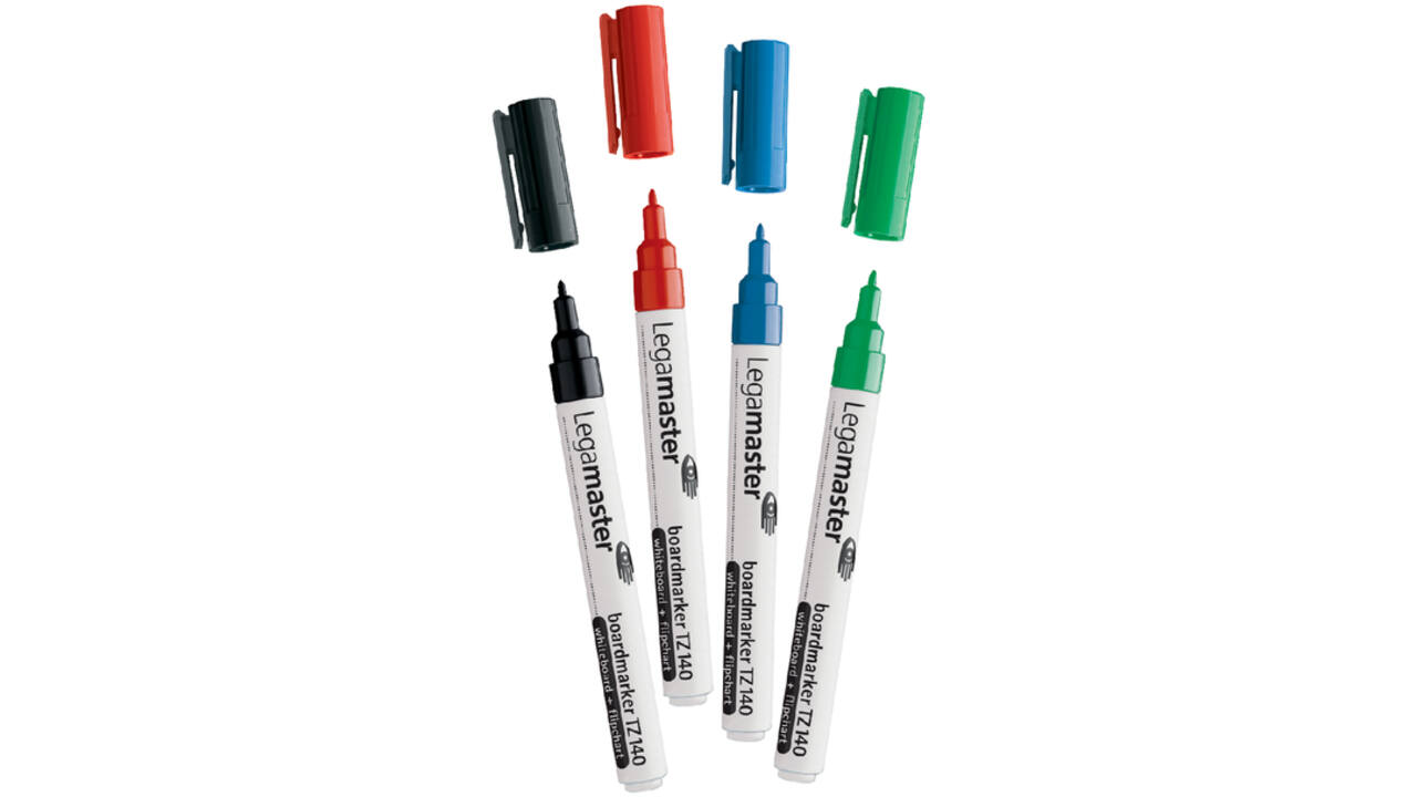 Viltstift Legamaster TZ 140 whiteboard rond 1mm zwart