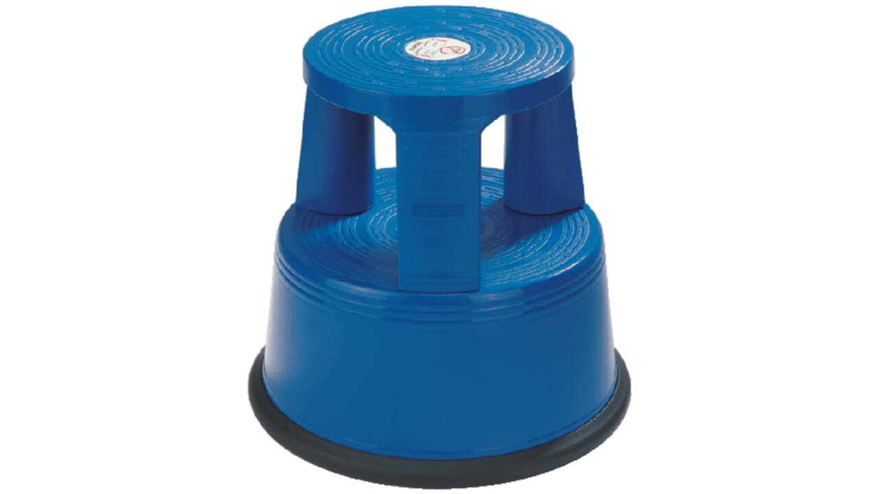 Opstapkruk Desq 42cm kunststof blauw