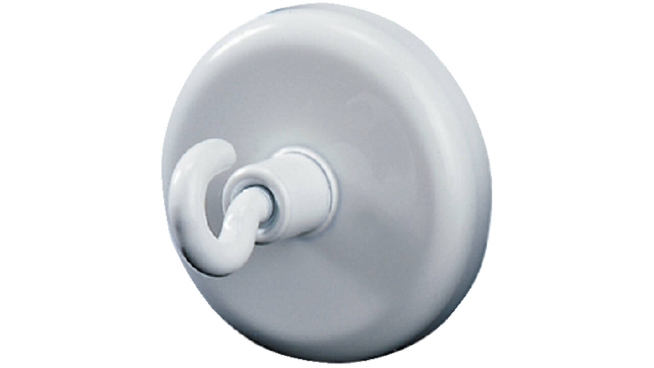 Magneet met haak Dahle 36mm draagkracht 8kg wit