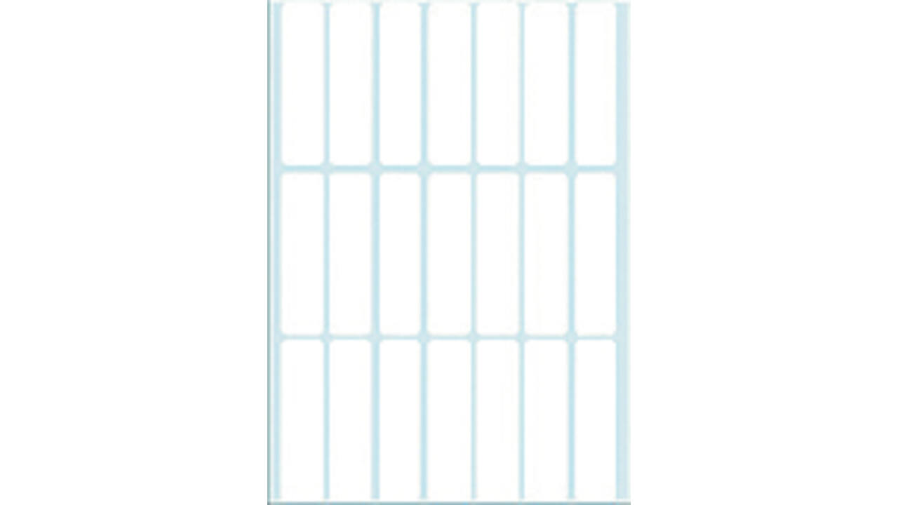 Etiket HERMA 2370 13x50mm wit 672 stuks