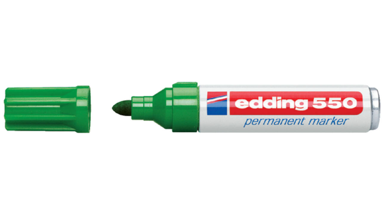 Viltstift edding 550 rond 3-4mm groen