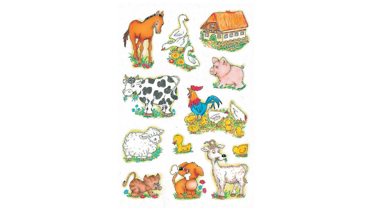 Etiket HERMA 5419 boerderijdieren