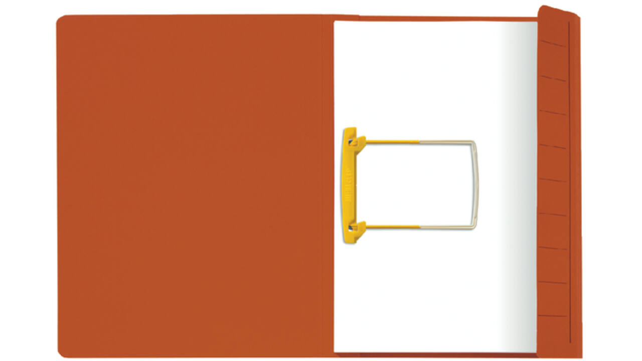 Clipmap Secolor A4 100% gerecycled karton 250gr rood verpakt per 10 stuks
