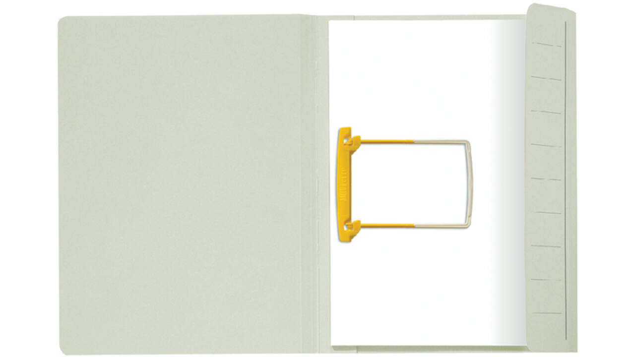 Clipmap Secolor Folio 100% gerecycled karton 250gr grijs