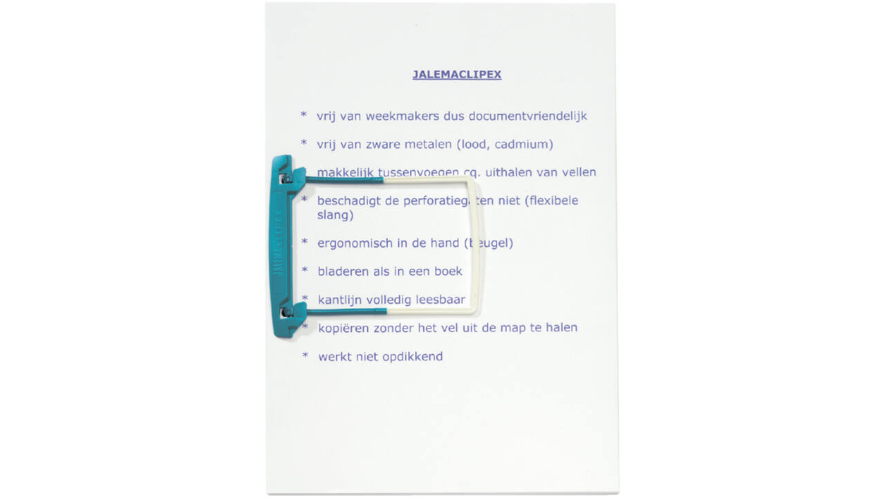 Bundelmechaniek Djois JalemaClipex petrol 100 stuks