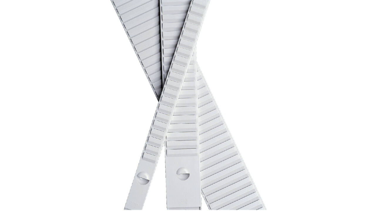 Planbordelement Djois formaat 2 48mm 35 sleuven grijs