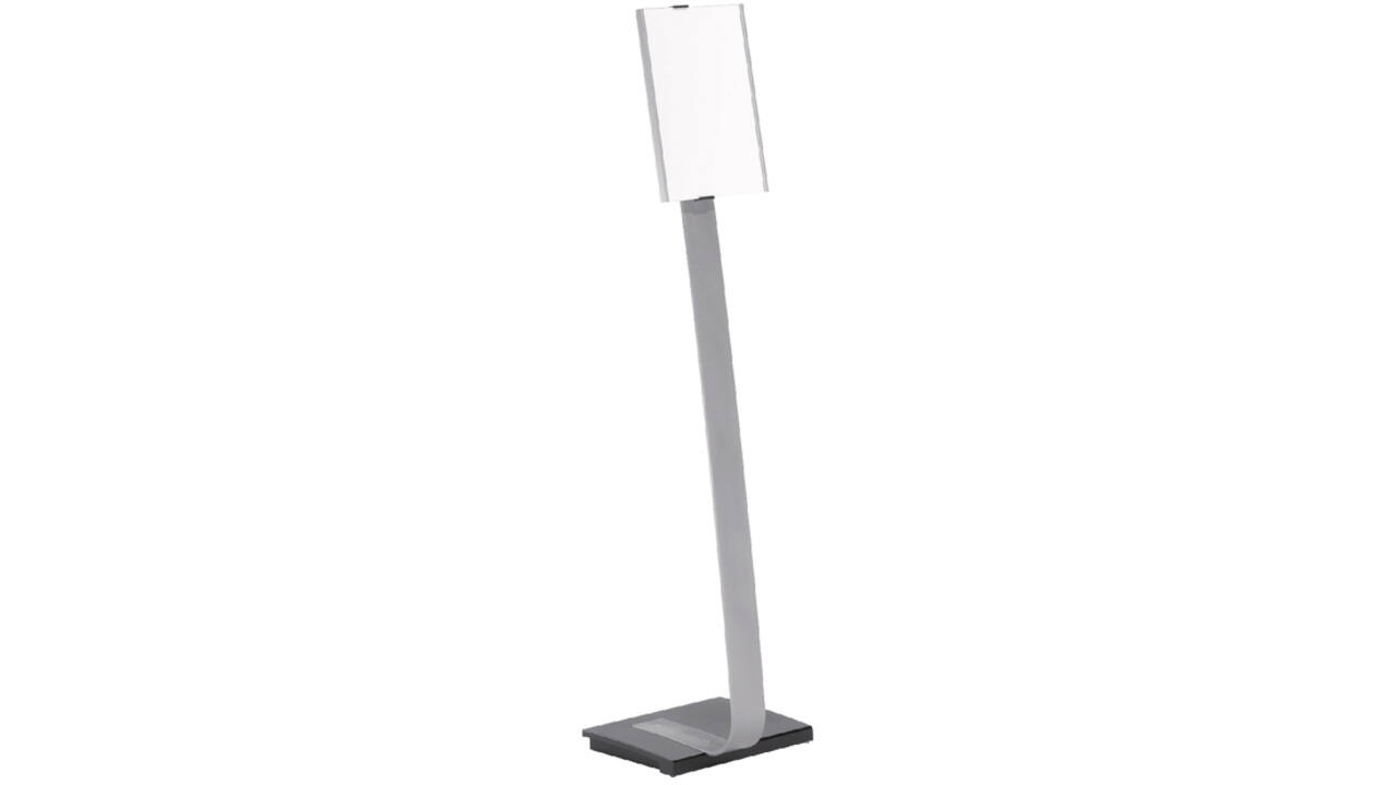 Folderstandaard Durable 4812 vloerstandaard A4 aluminium