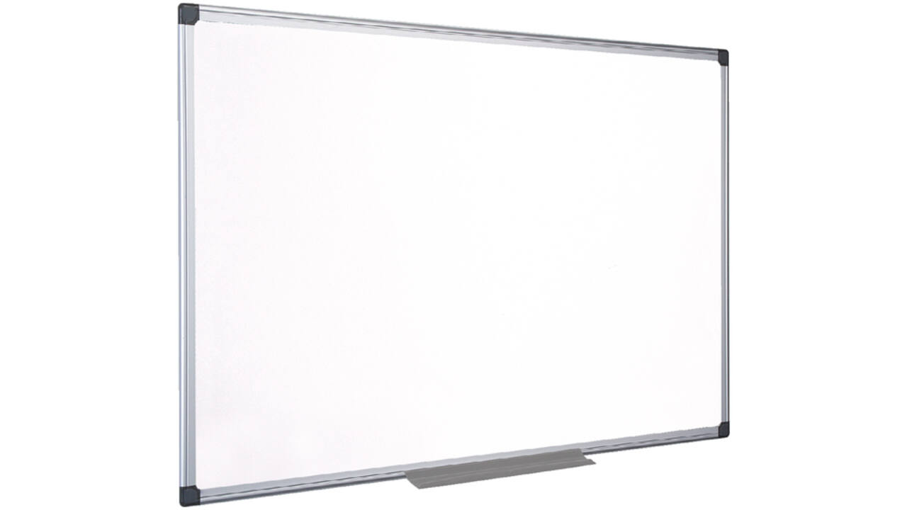 Whiteboard Quantore 30x45cm magnetisch gelakt staal