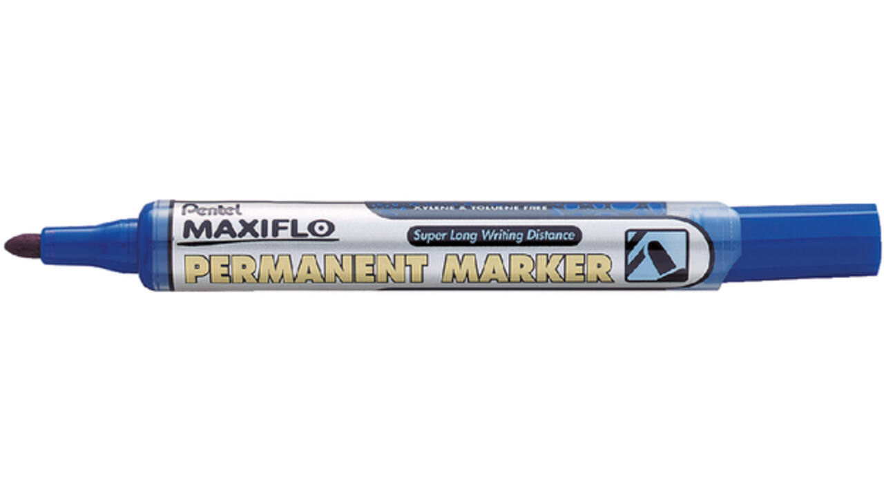 Viltstift Pentel NLF50 Maxiflo rond 1mm blauw