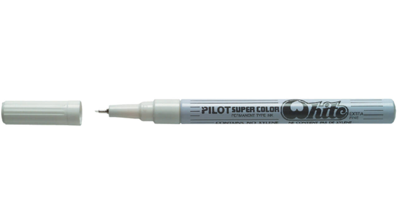 Fineliner PILOT Super Color extra fijn wit