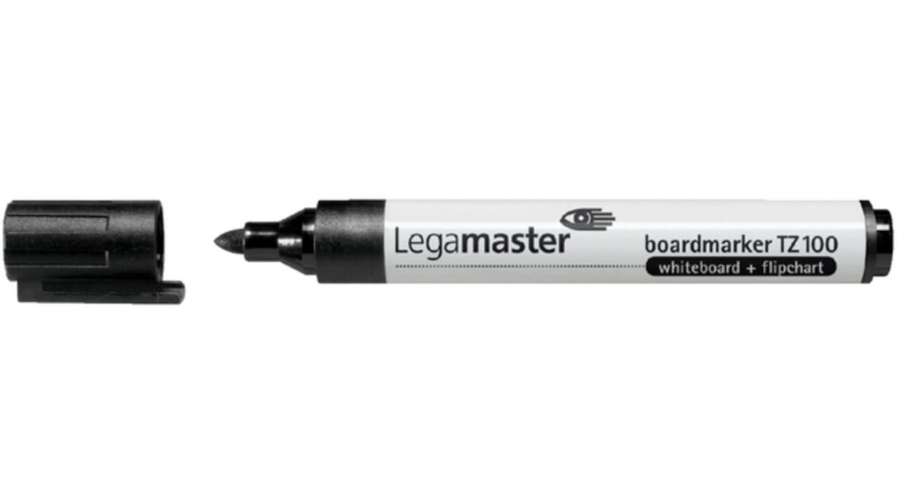 Viltstift Legamaster TZ 100 whiteboard rond 1.5-3mm assorti pak à 4 stuks