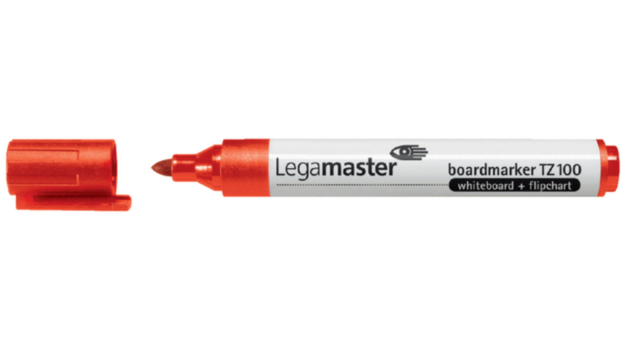 Viltstift Legamaster TZ 100 whiteboard rond 1.5-3mm assorti pak à 4 stuks