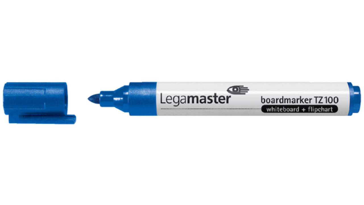 Viltstift Legamaster TZ 100 whiteboard rond 1.5-3mm assorti pak à 4 stuks