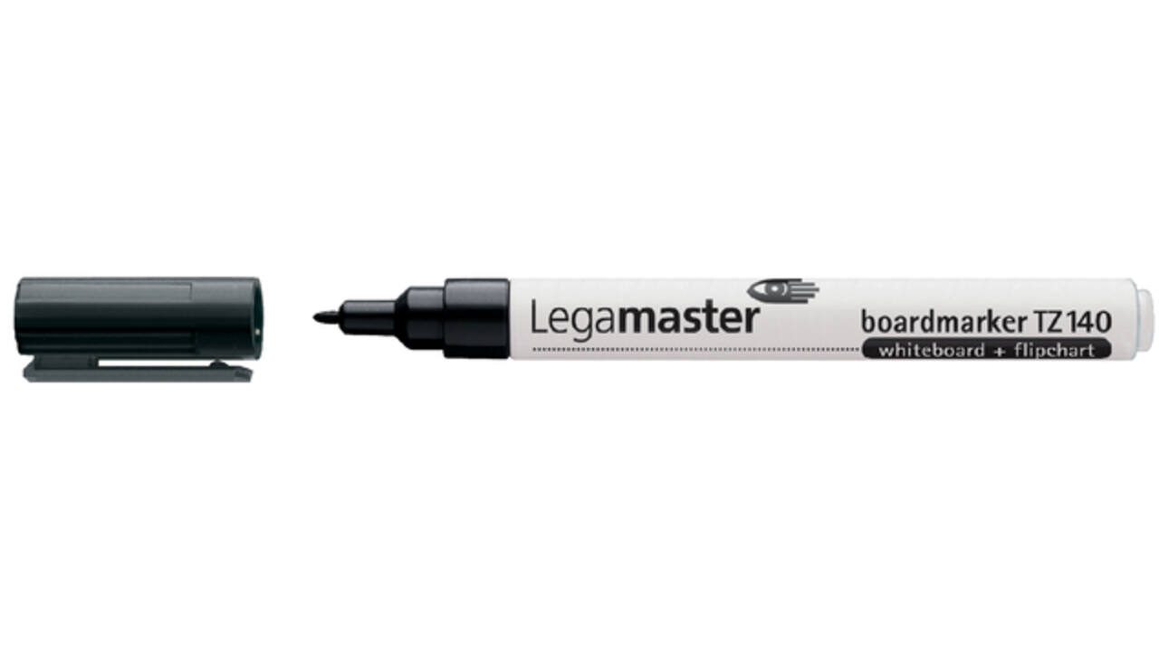 Viltstift Legamaster TZ 140 whiteboard rond 1mm zwart