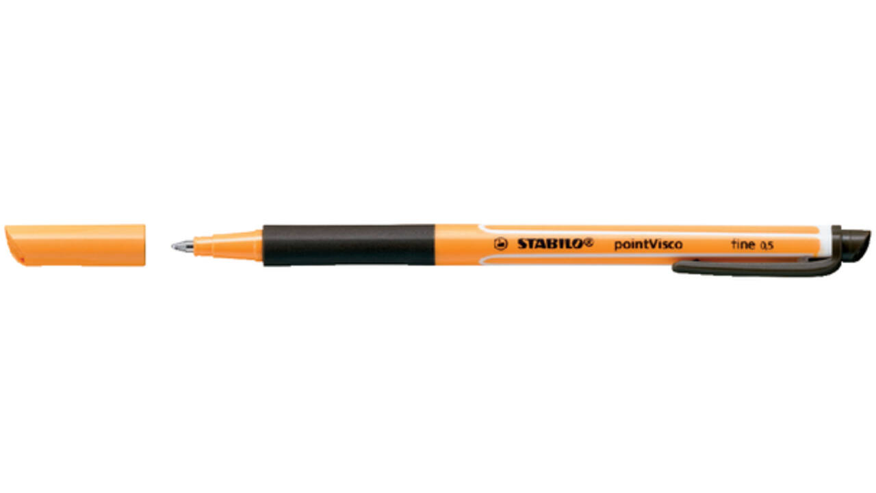 Rollerpen STABILO PointVisco 1099/46 fijn zwart