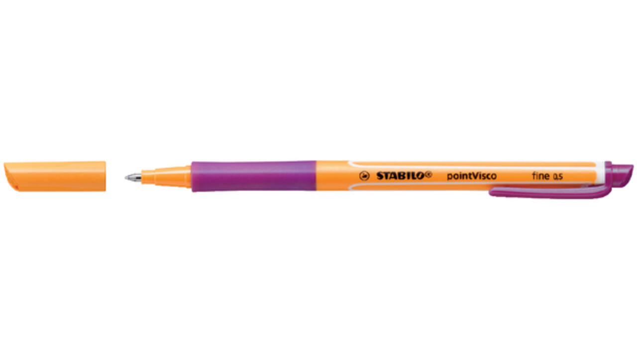 Rollerpen STABILO PointVisco 1099/58 fijn lila