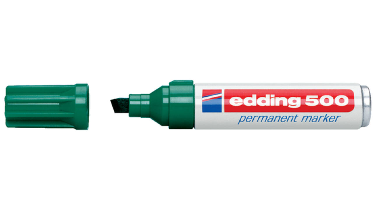 Viltstift edding 500 schuin 2-7mm groen