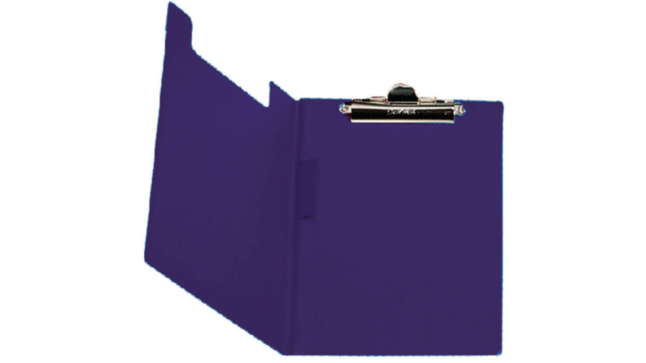Klembordmap Bantex met klem en penlus donkerblauw