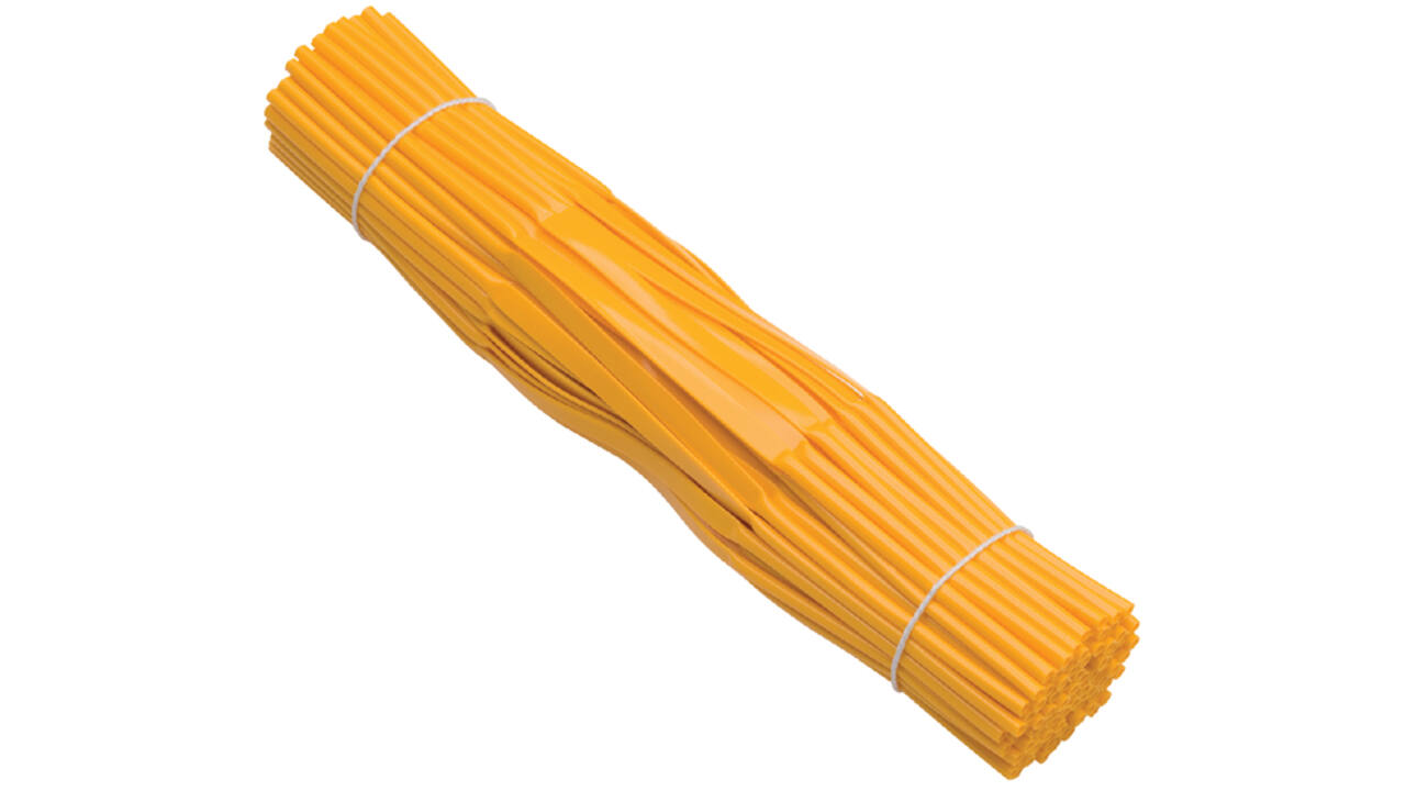 Bundelmechaniek Djois JalemaClip slangetjes 215mm geel 100 stuks