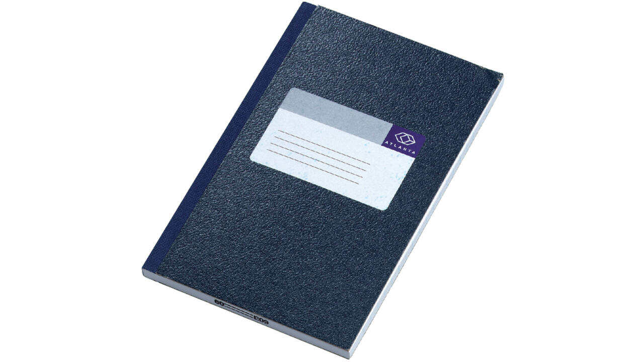 Notitieboek Djois Atlanta 192blz lijn blauw