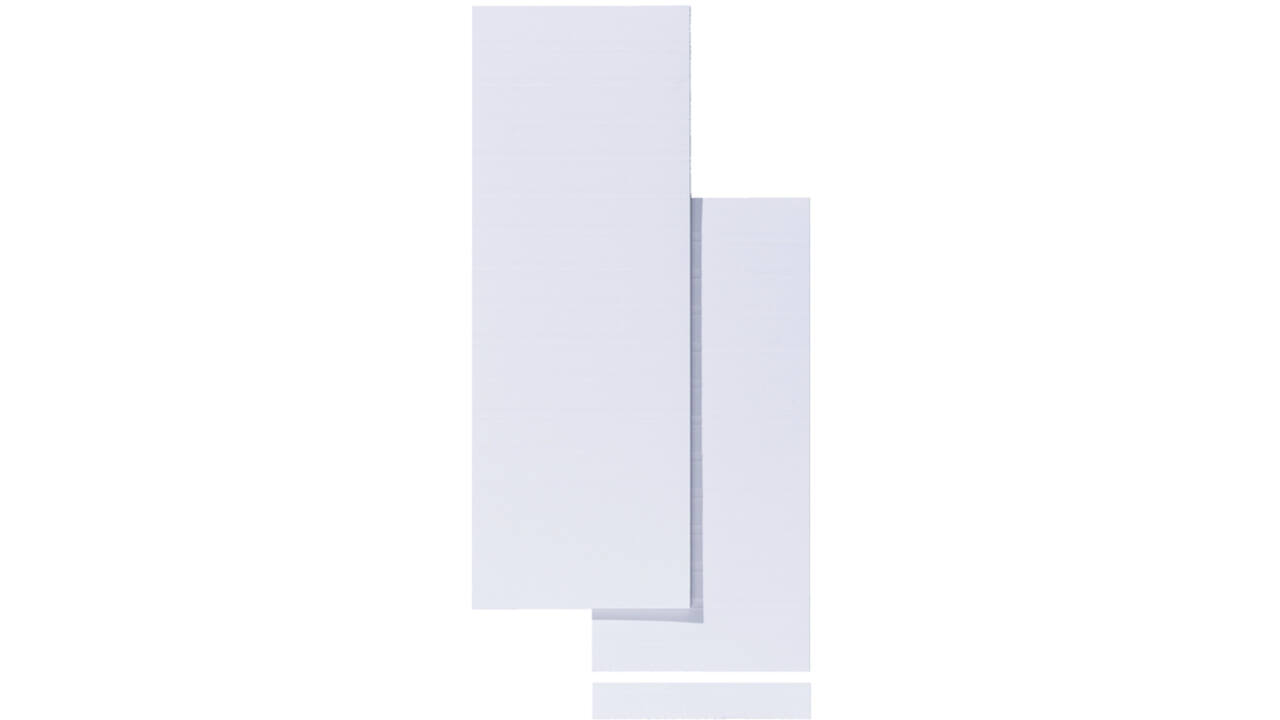 Ruiterstrook voor Djois Alzicht hangmappen 100mm wit 25 stuks