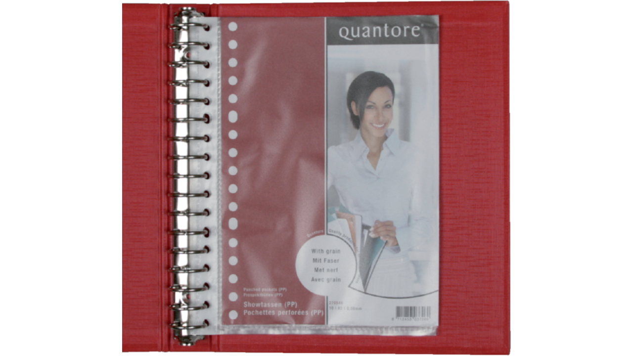 Showtas Quantore A5 17-gaats PP 0.06mm nerf 10 stuks