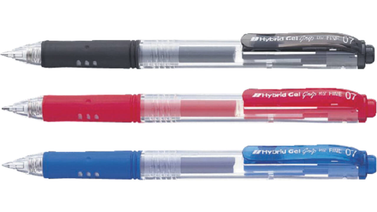 Gelschrijver Pentel K157 medium blauw