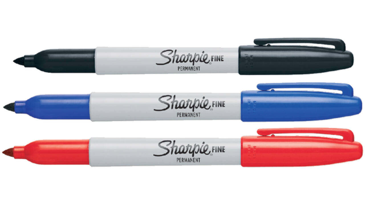 Viltstift Sharpie rond fijn blauw