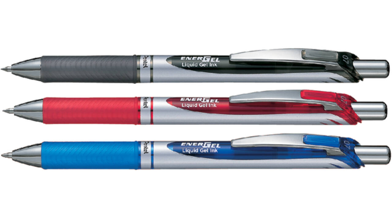 Gelschrijver Pentel BL77 Energel medium zwart