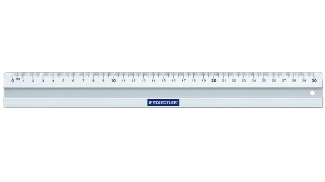 Liniaal Staedtler 563 300mm metaal