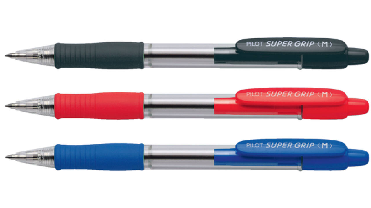 Balpen PILOT Super Grip medium blauw