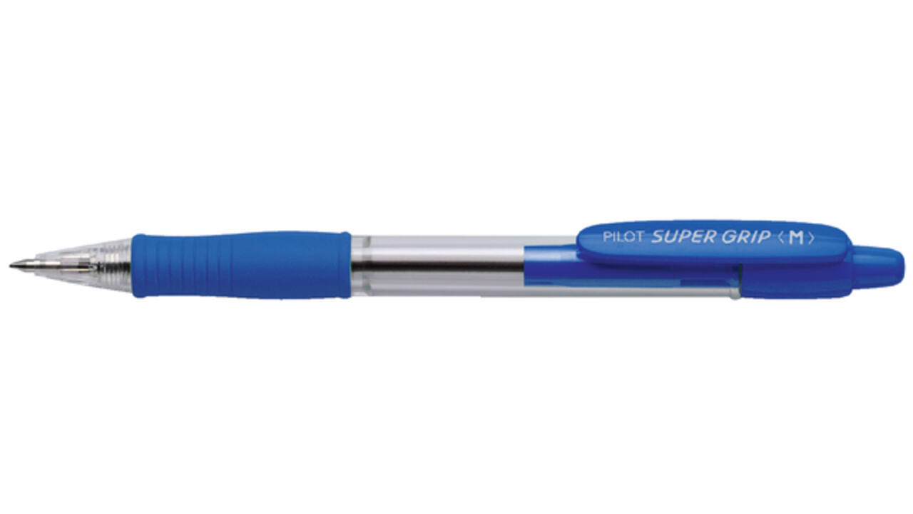 Balpen PILOT Super Grip medium blauw
