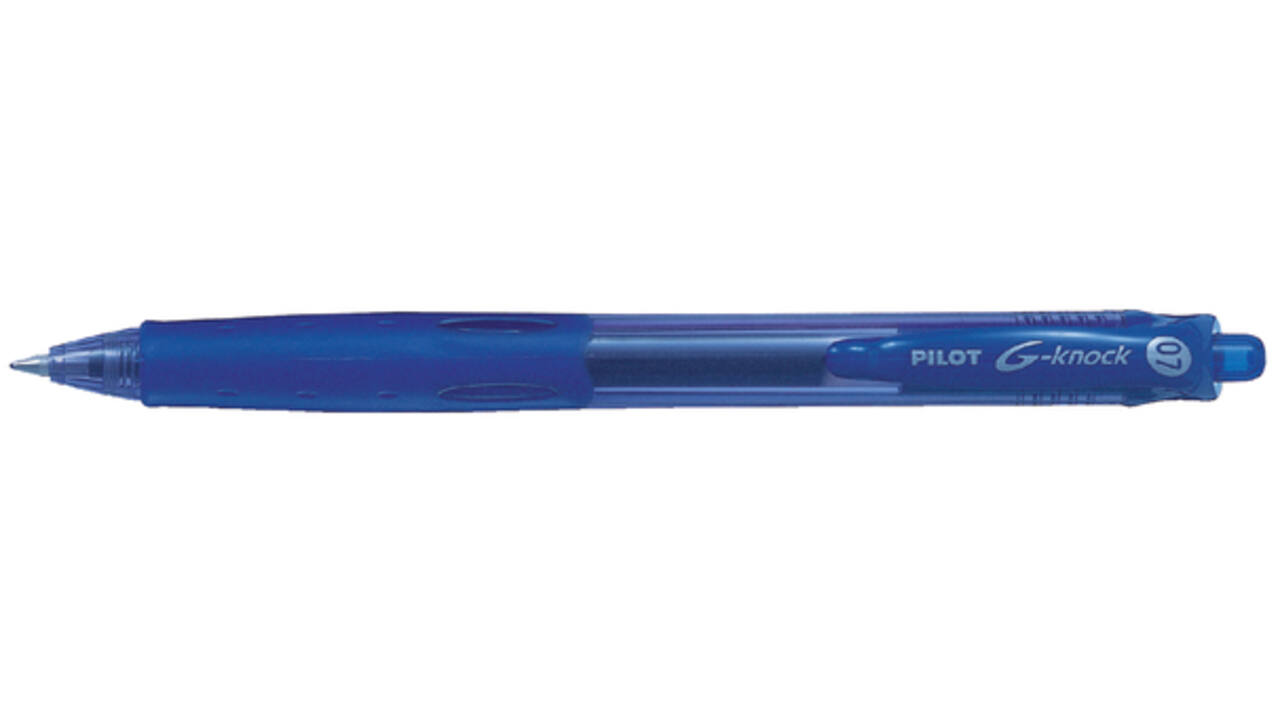 Gelschrijver PILOT Begreen G-knock medium blauw