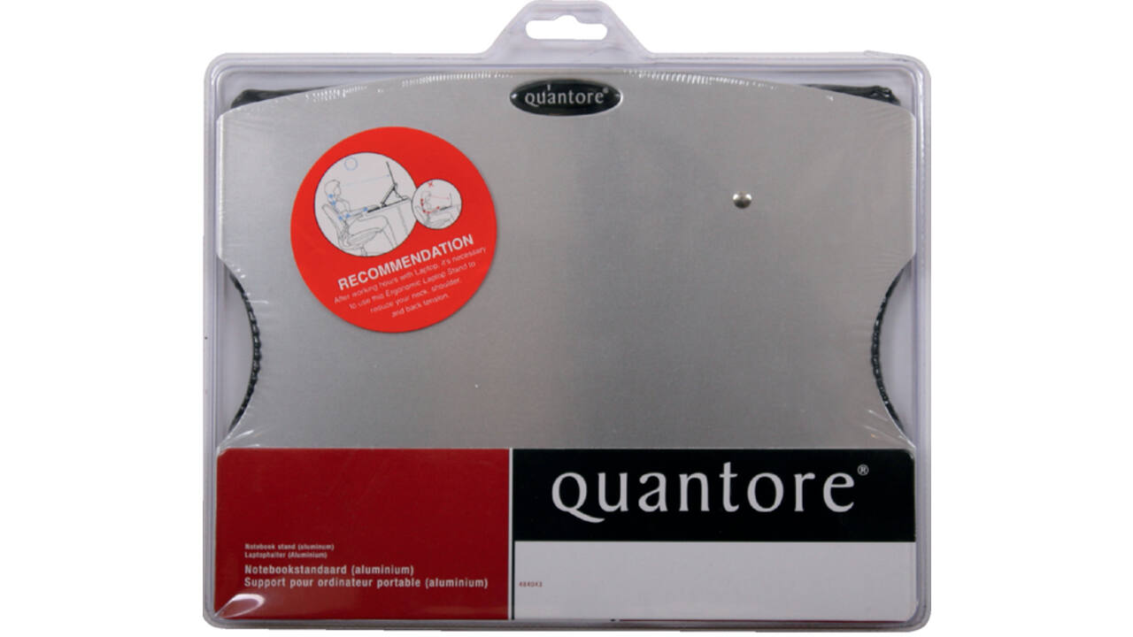 Laptopstandaard Quantore verstelbaar aluminium