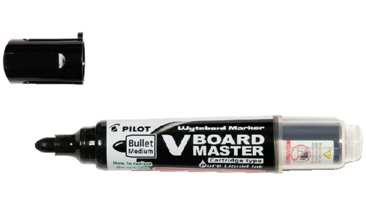 Viltstift PILOT Begreen whiteboard rond medium zwart