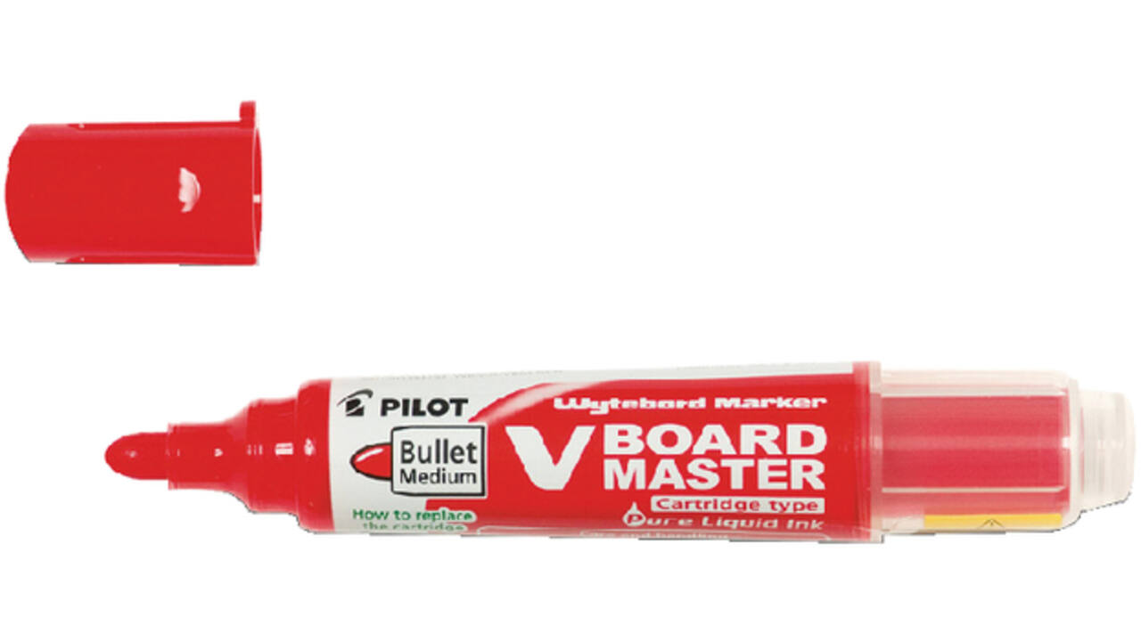 Viltstift PILOT Begreen whiteboard rond medium rood