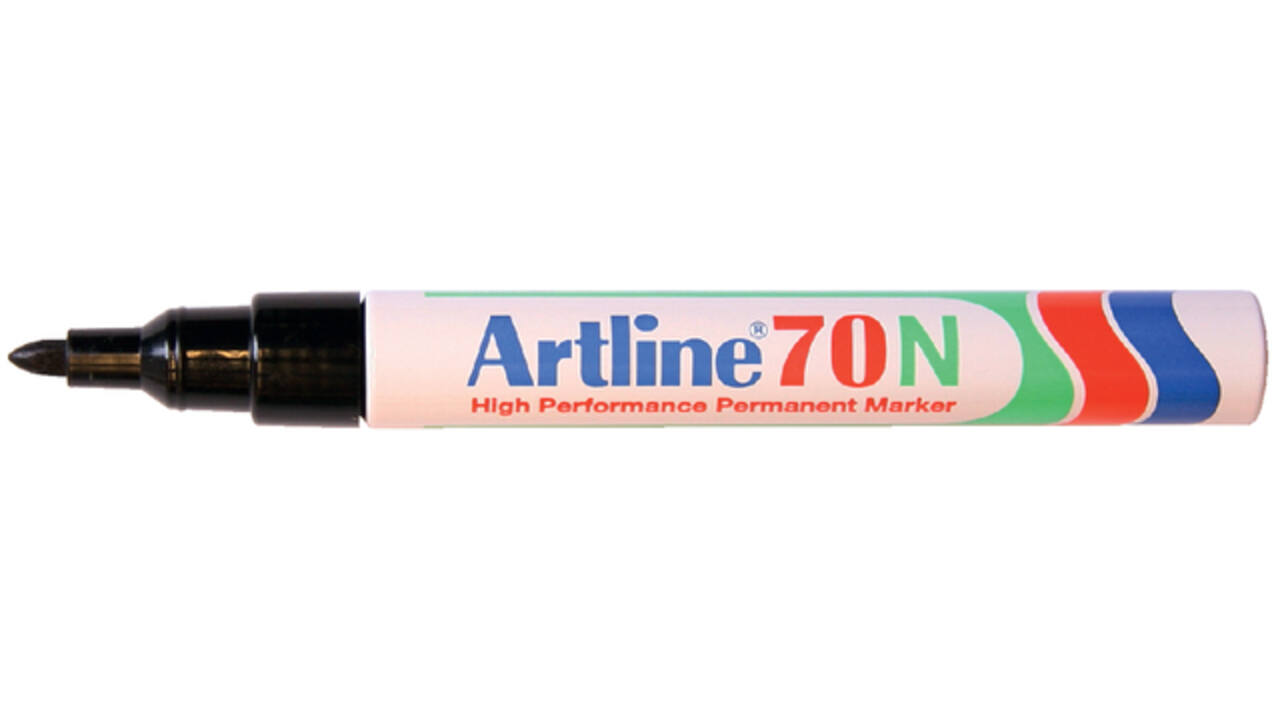 Viltstift Artline 70 rond 1.5mm zwart