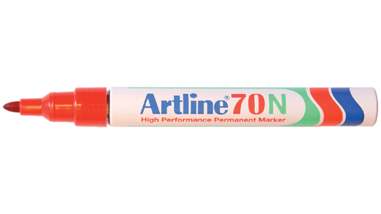 Viltstift Artline 70 rond 1.5mm rood
