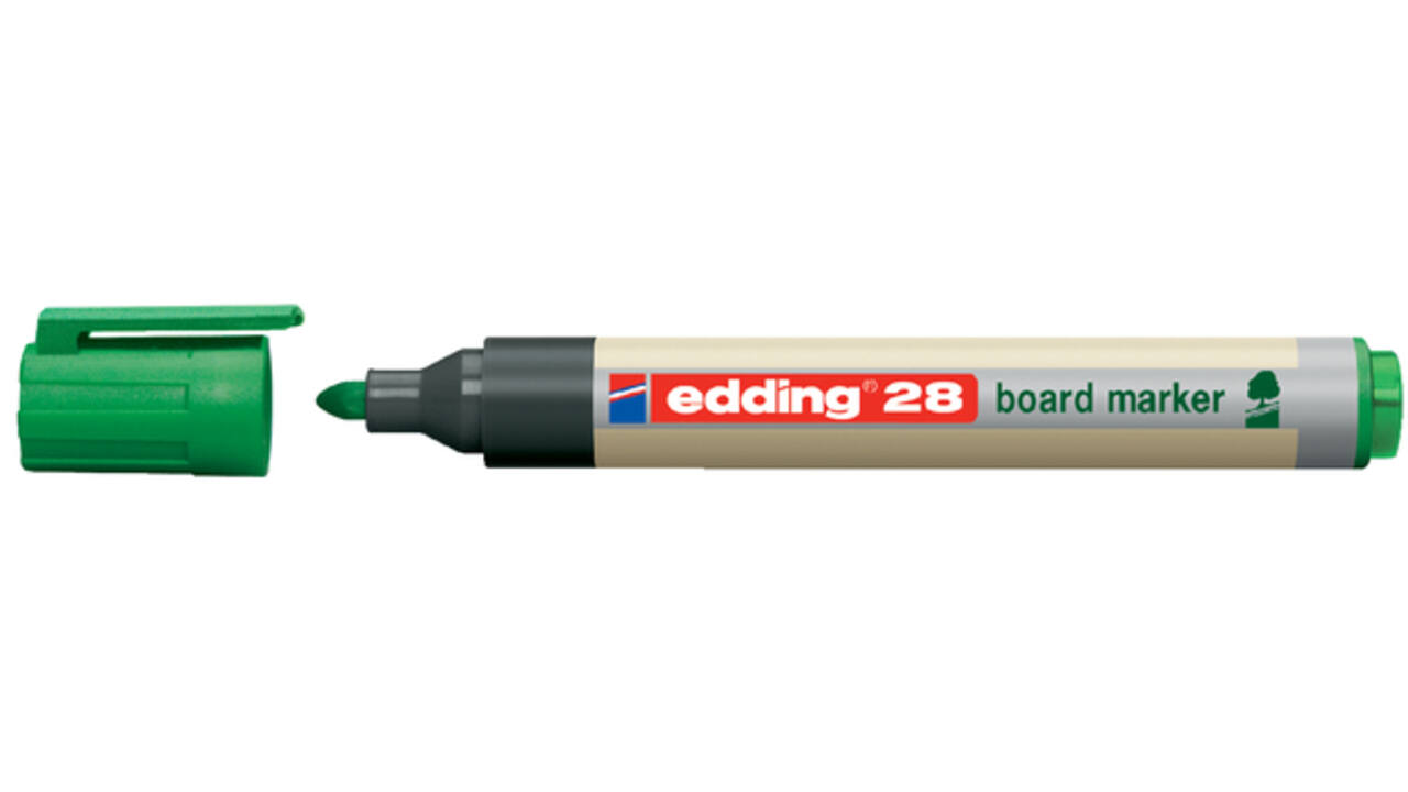Viltstift edding 28 whiteboard Ecoline rond 1.5-3mm groen