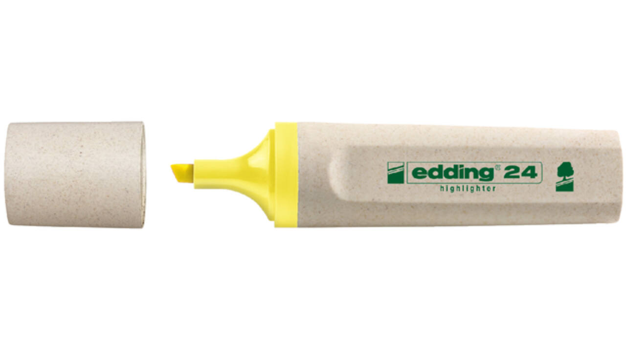 Markeerstift edding 24 Ecoline geel