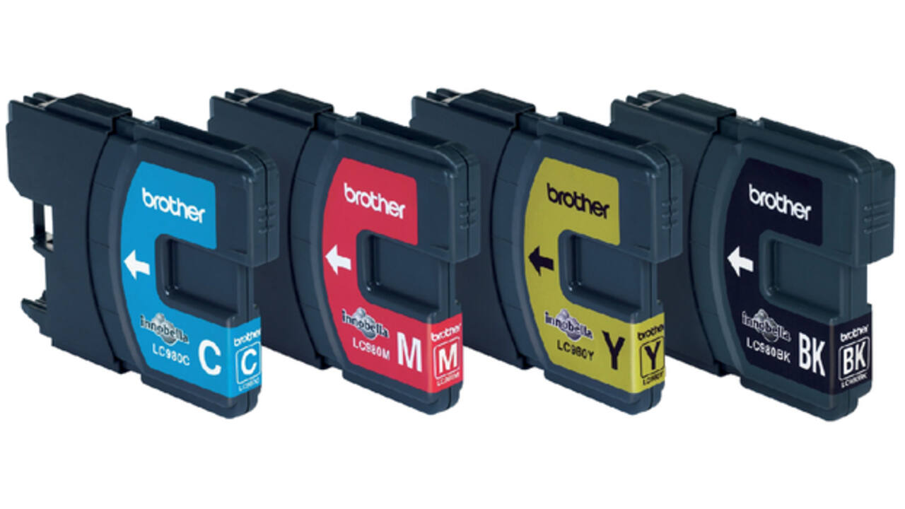 Inktcartridge Brother LC-980VALBP zwart + 3 kleuren