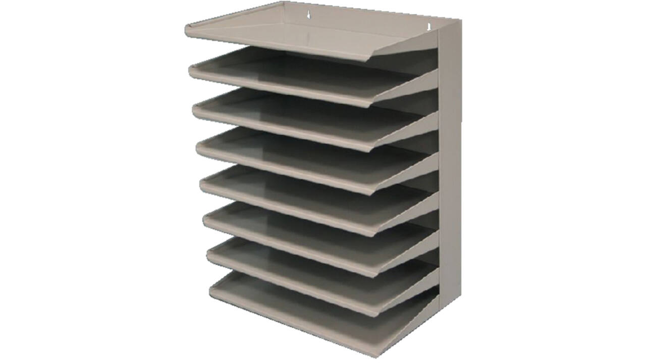 Sorteerrek Vepa Bins 8 delig grijs