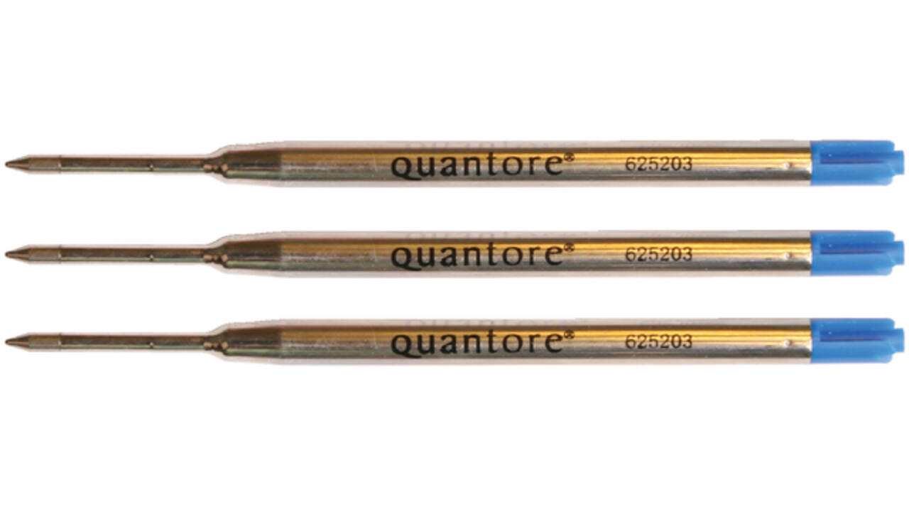 Balpenvulling Quantore blauw medium