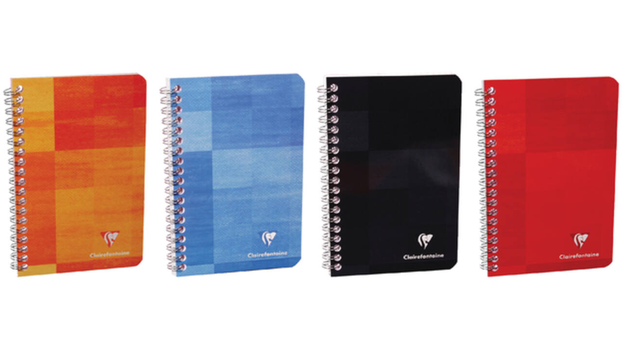 Notitieboek Clairefontaine 75x120mm spiraal lijn