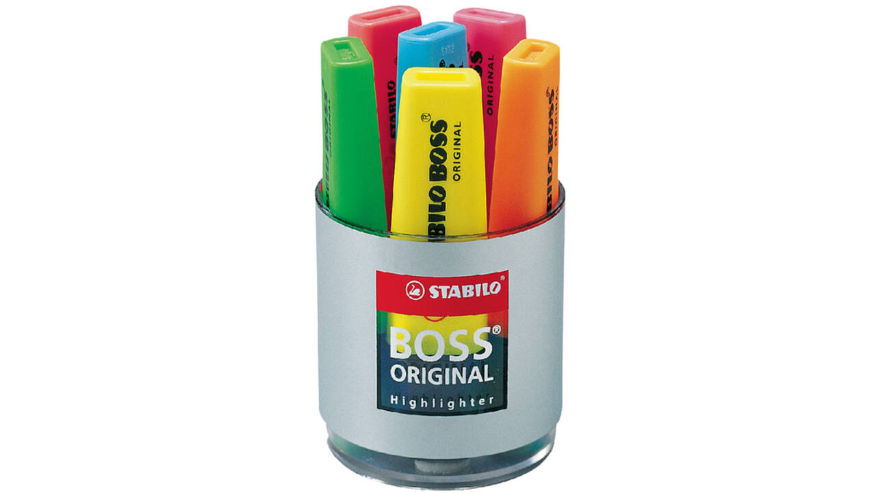 Markeerstift STABILO BOSS Original 70/06 assorti deskset à 6 stuks